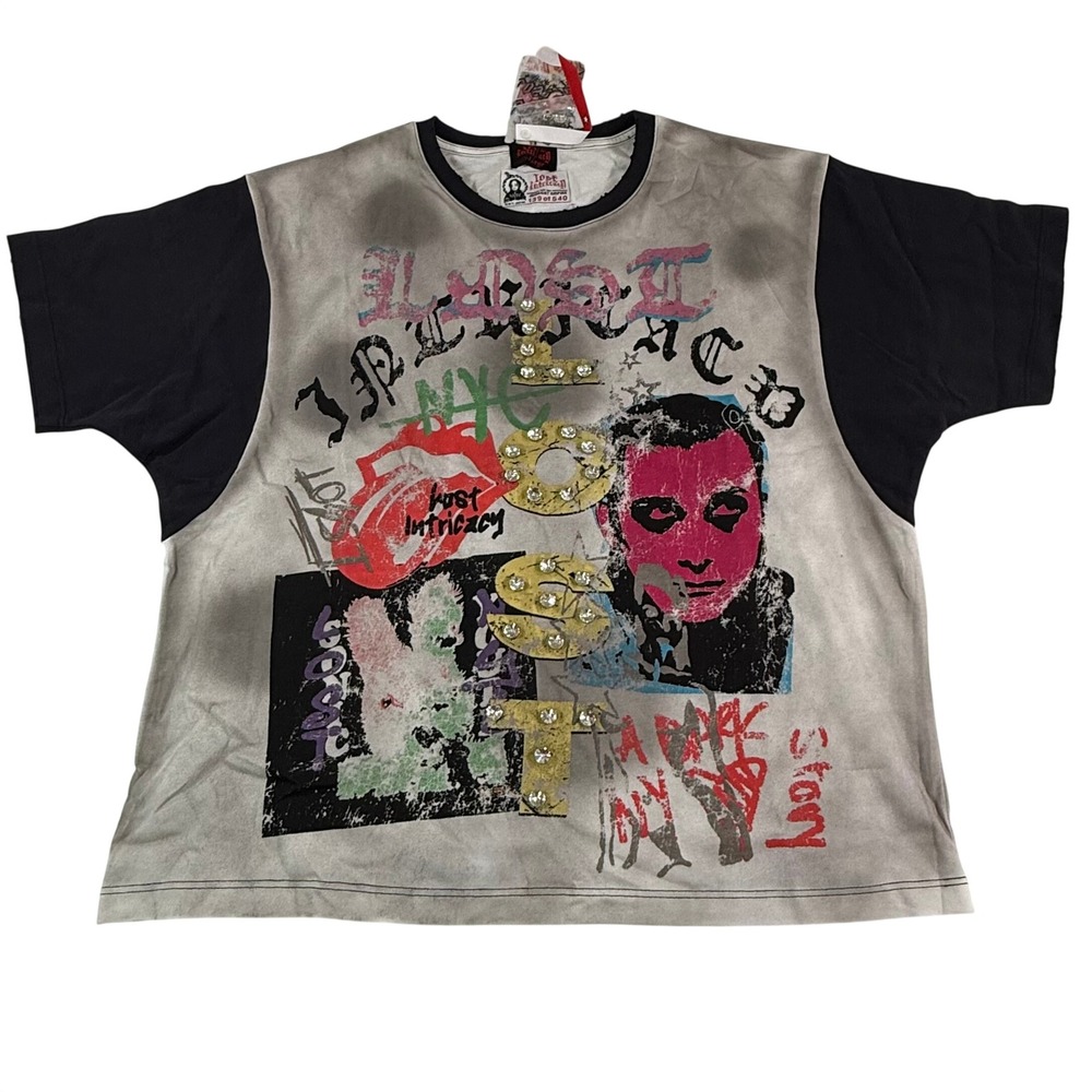 Lost Intricacy Midnight Empire Graphic Tee XL Limited Edition 139/540 Rhinestone